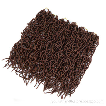 Wholesale Synthetic Hair Smart Braid Crochet Hair Extension  Mermaid 18 Inch Most Natural New Faux Locs